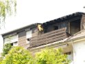 Mark Medlock s Dachwohnung ausgebrannt Koeln Porz Wahn Rolandstr P62